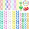 96 Pieces Bobbin Thread Buddies Include 40 Pieces Bobbin Clips Holder 28 Pieces Bobbin Thread Spool Huggers 28 Pieces Bobbin Thread Holders Sewing Machine Accessories for Thread Spool Organizing
